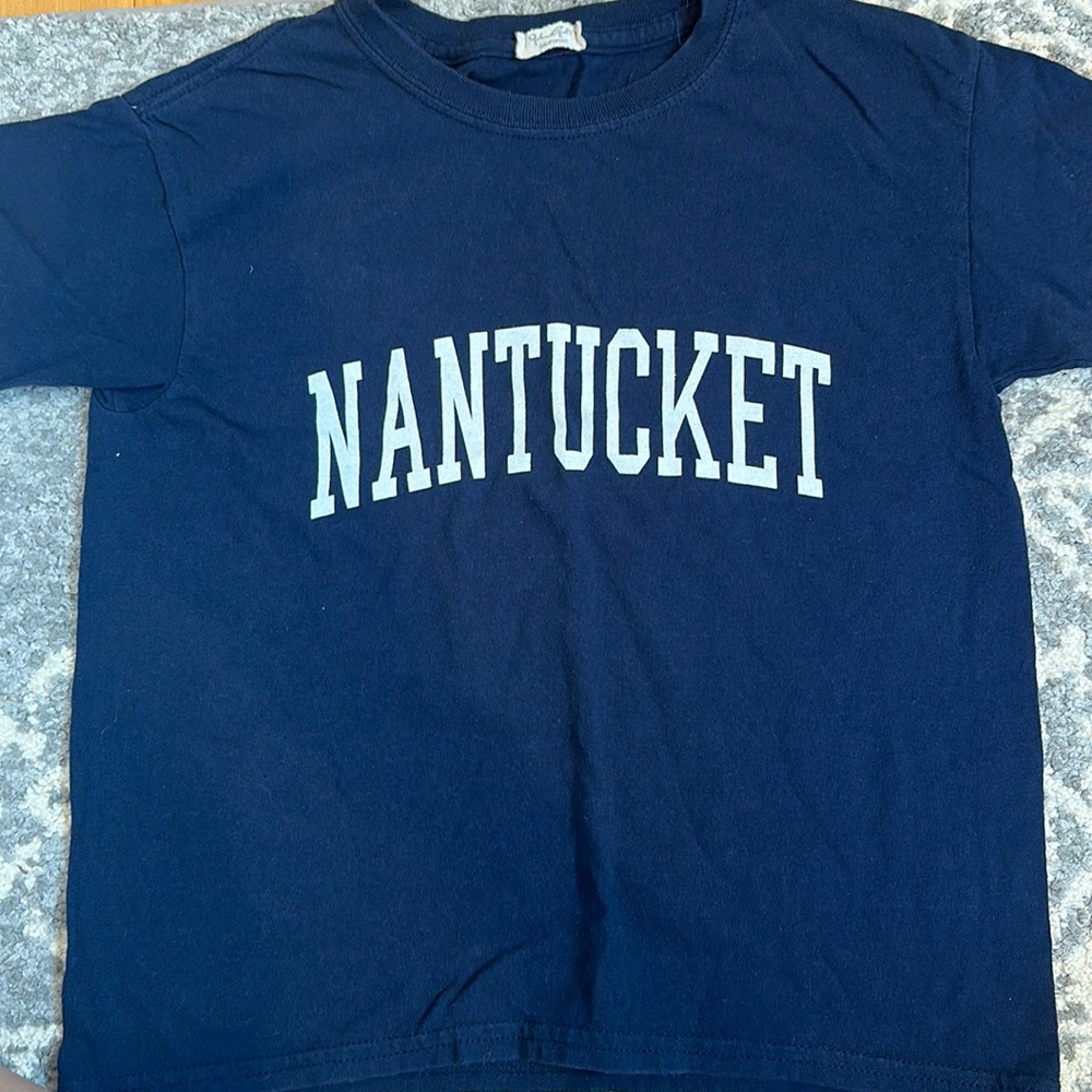 john galt (brandy) nantucket navy blue tee